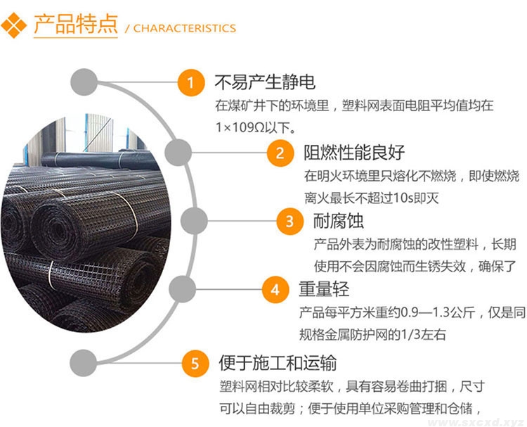 煤礦井下用雙向拉伸塑料幫護網(wǎng) 煤礦井下用雙向拉伸塑料幫護網(wǎng)